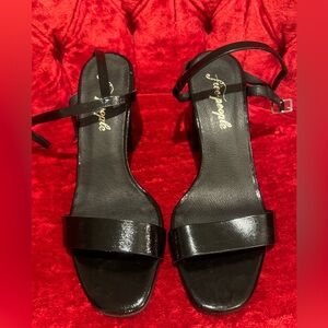 NWOT Free People Black Sandals size 7